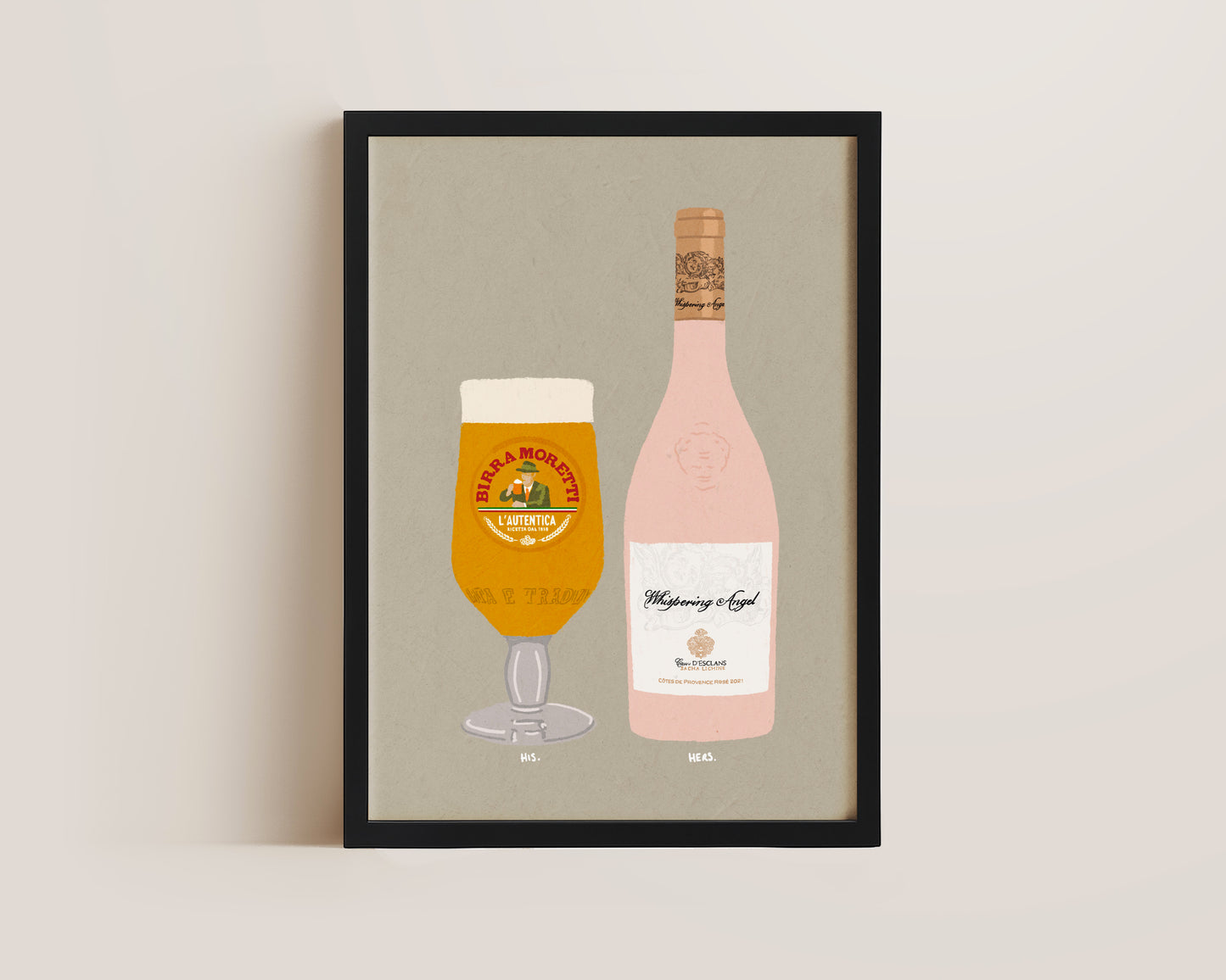 Moretti & Whispering Angel Print
