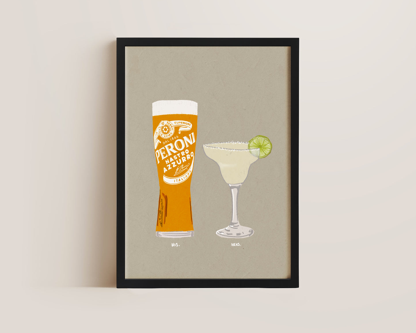 Peroni & Margarita Print