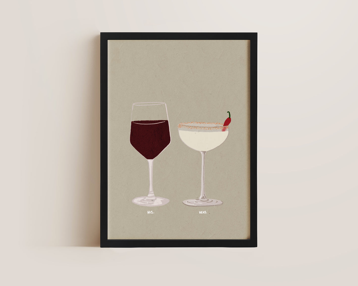 Red Wine & Spicy Marg Print
