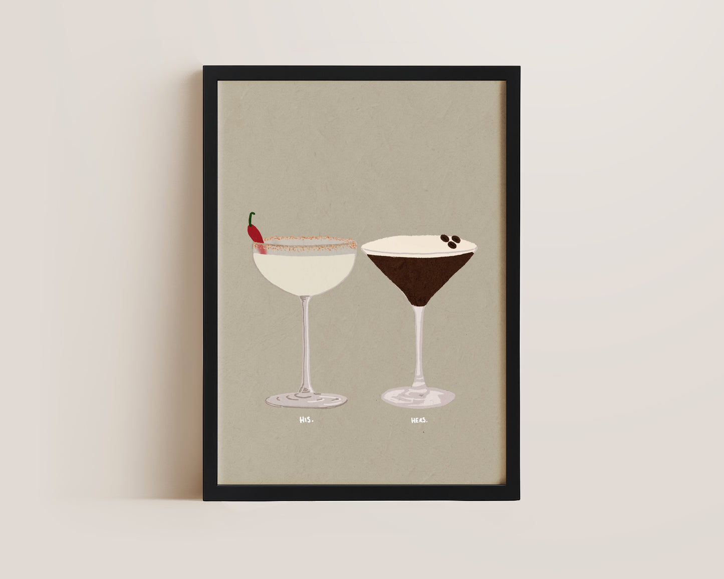 Spicy Marg & Espresso Martini Print