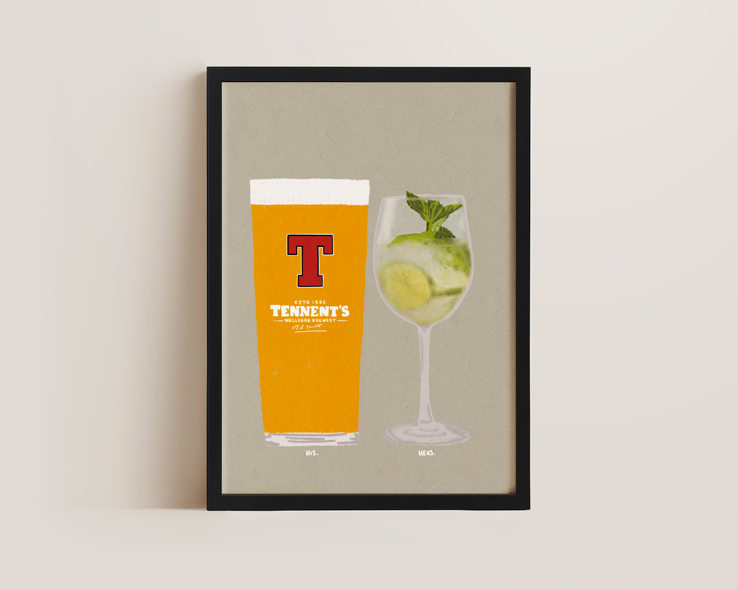 Tennent's & Hugo Spritz Print