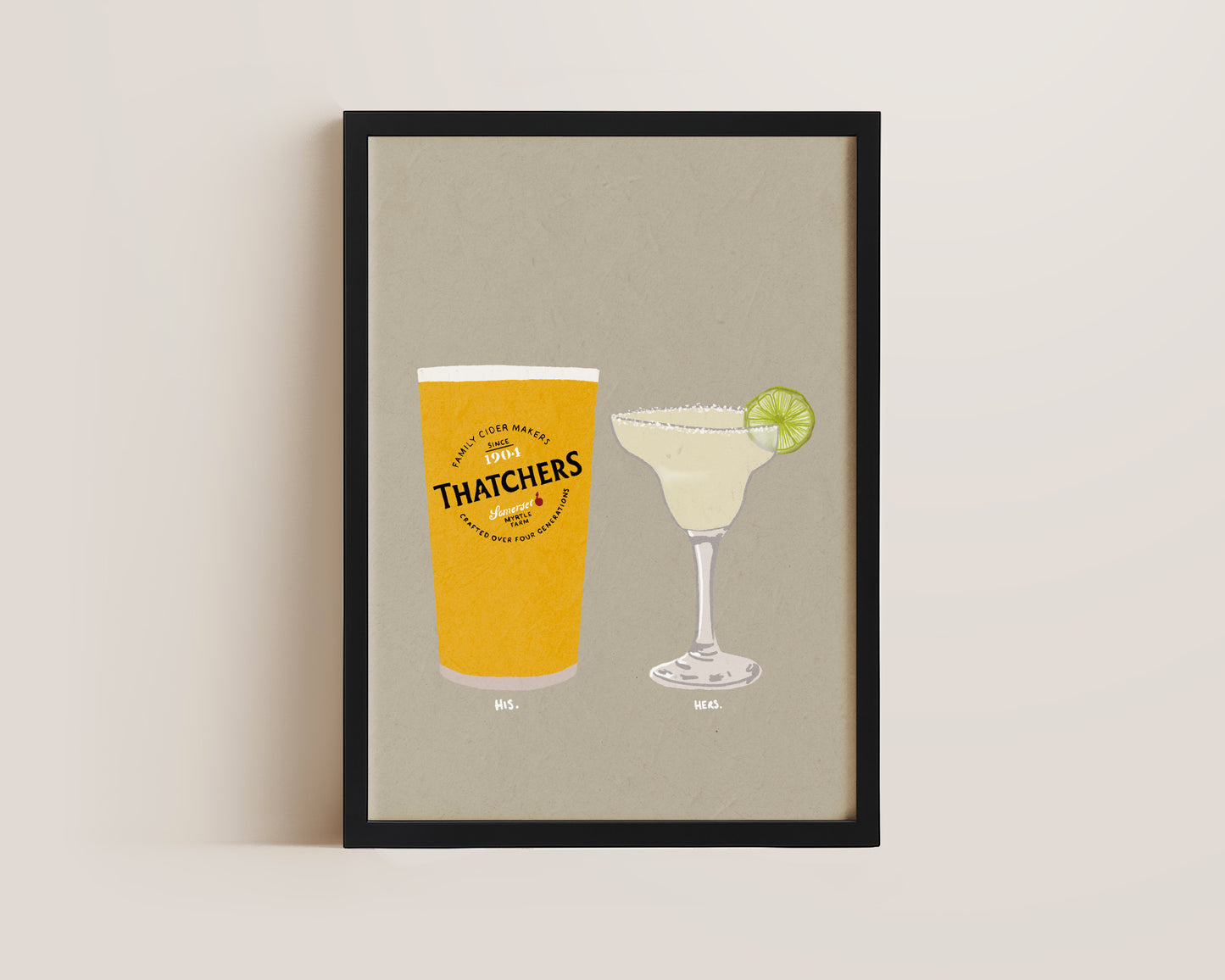 Thatchers & Margarita Print