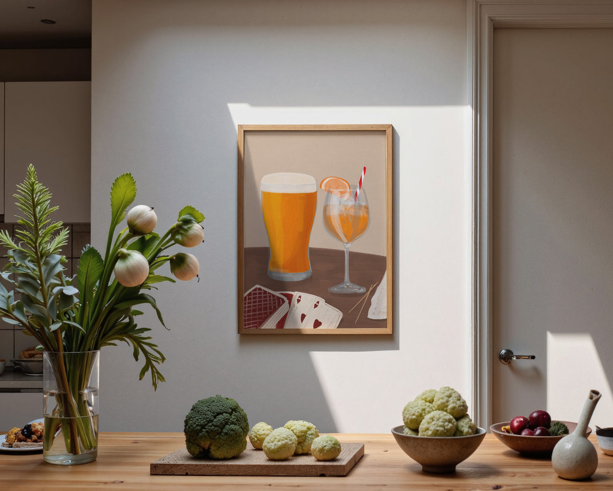 Lager & Orange Spritz Date Night Print