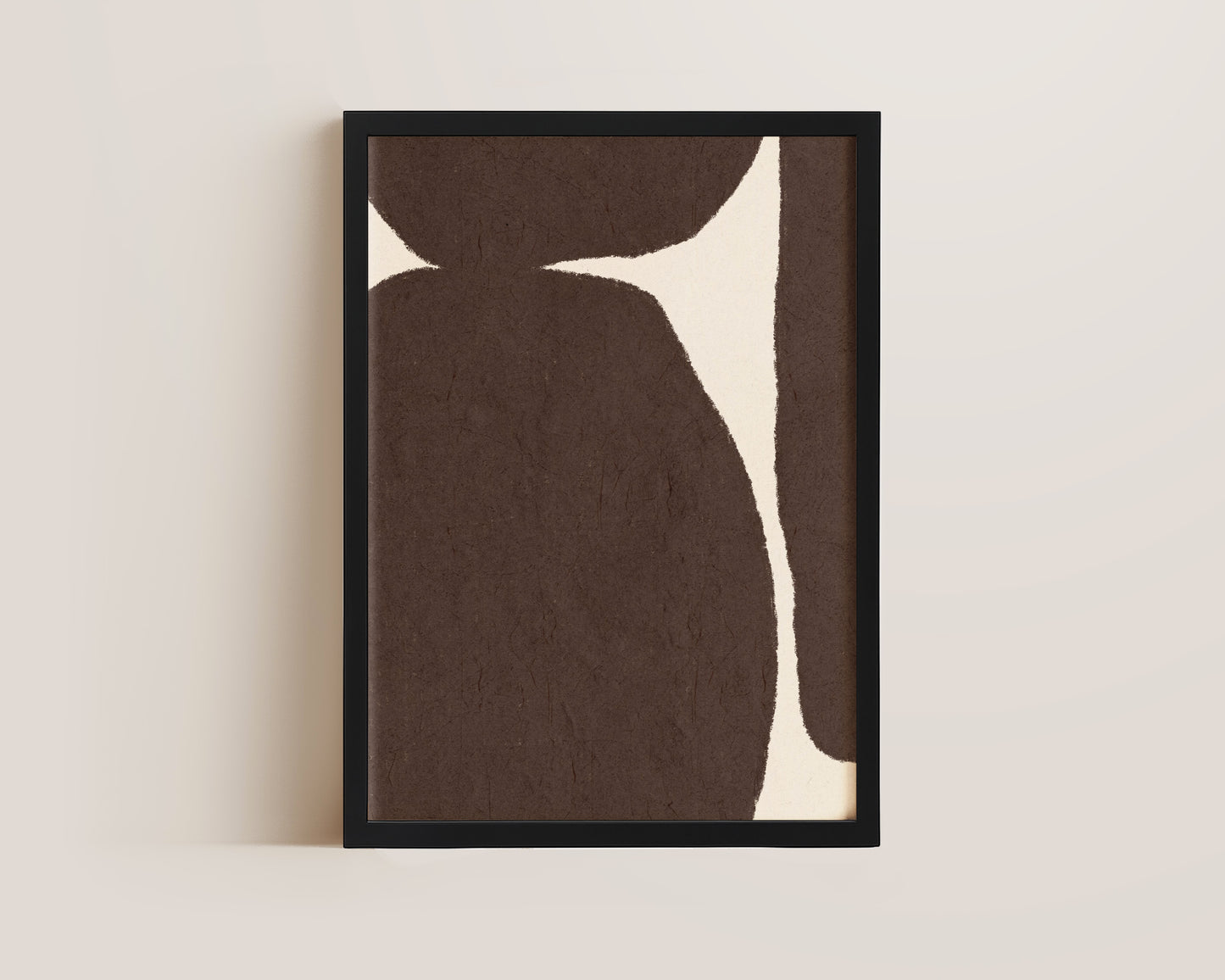 Brown Shapes Print