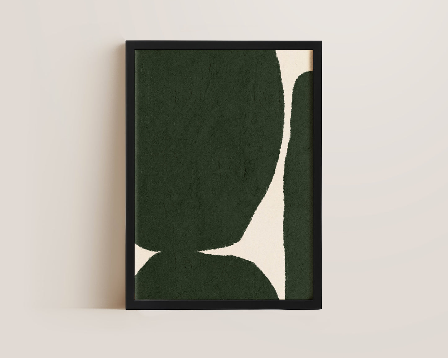 Green Shapes Print