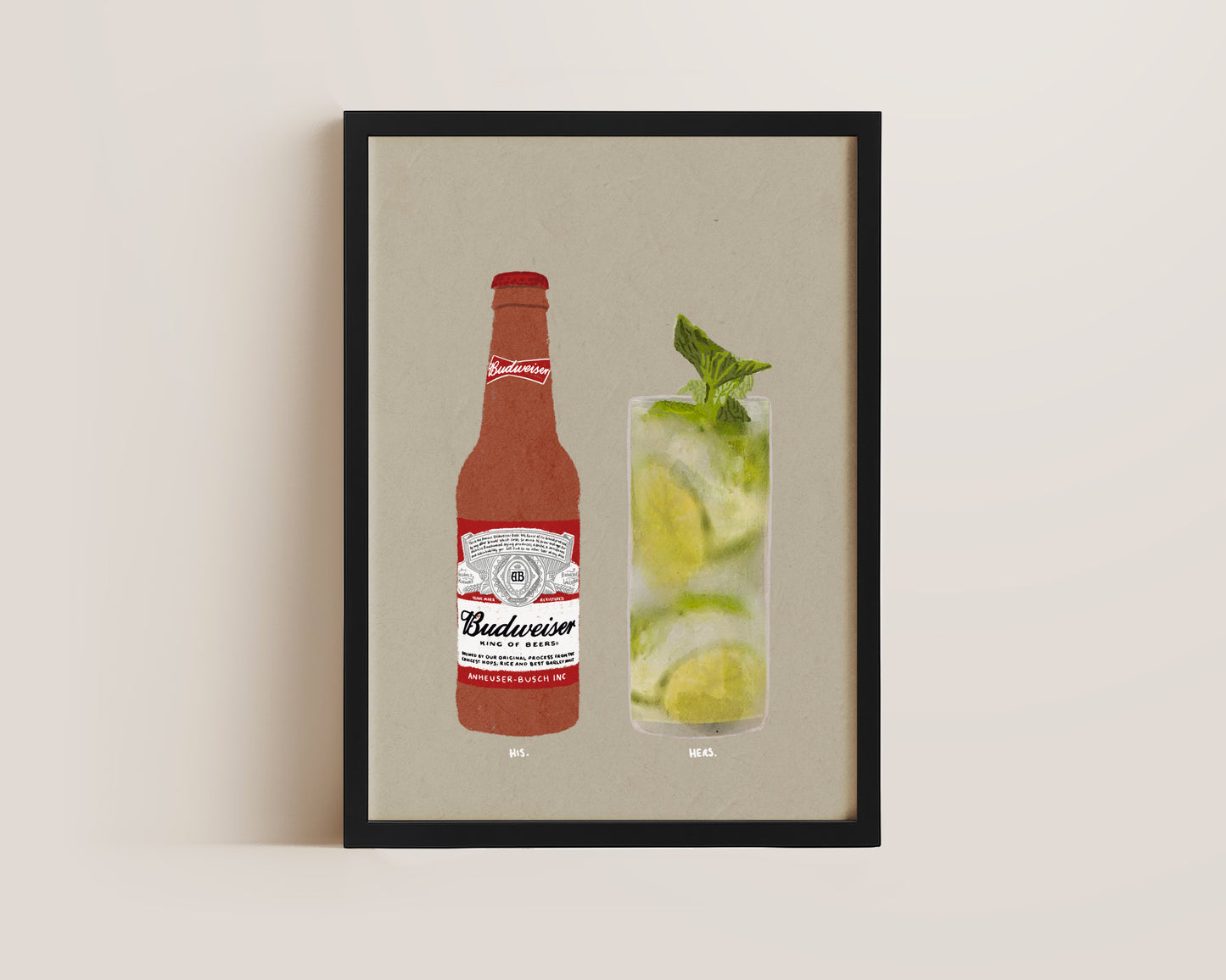 Budweiser & Mojito Print