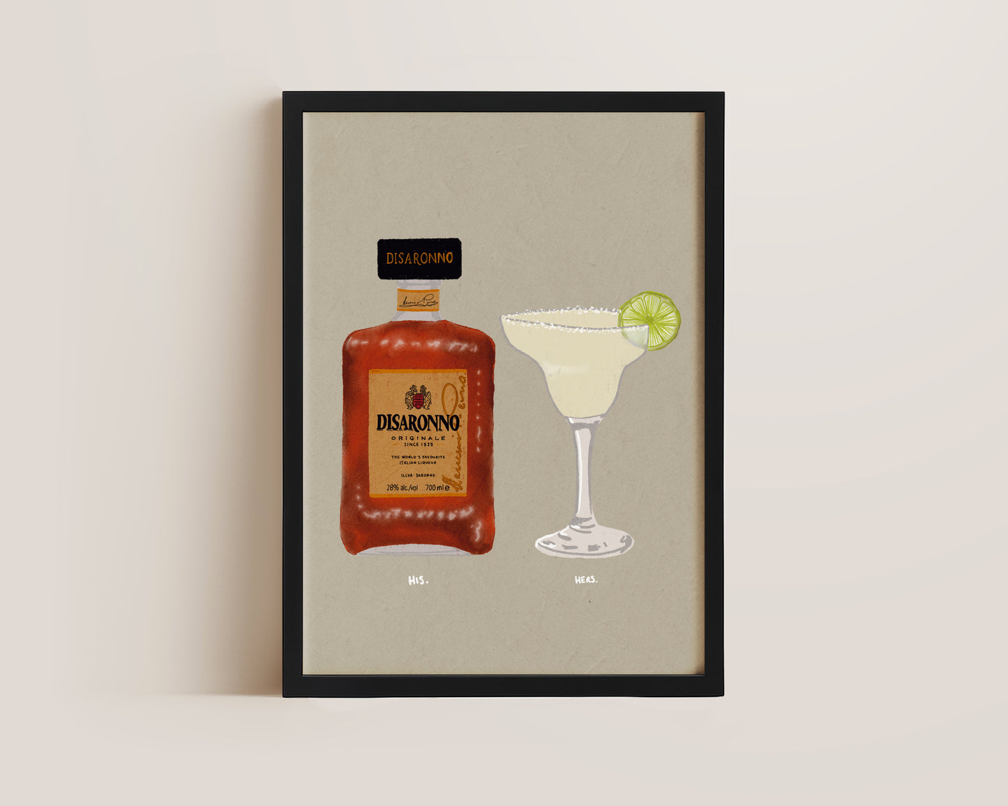 Disaronno & Margarita Print