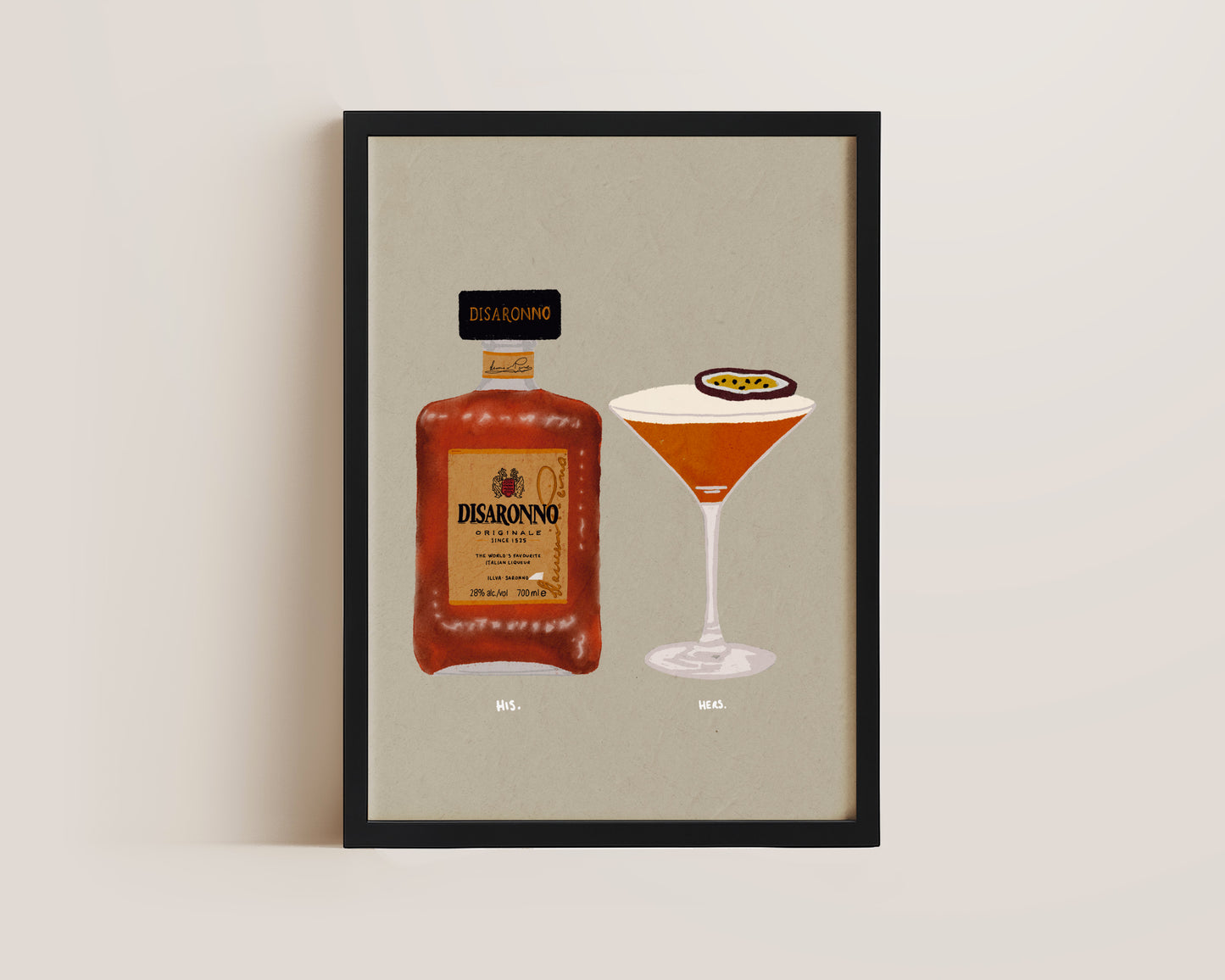 Disaronno & Pornstar Martini Print
