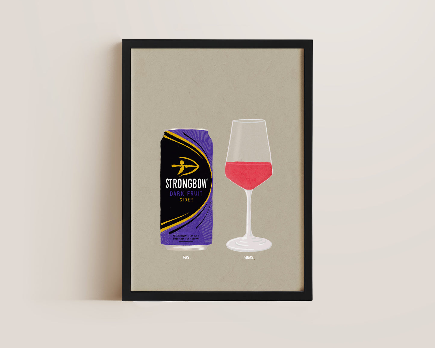 Strongbow Dark Fruits & Rose Print