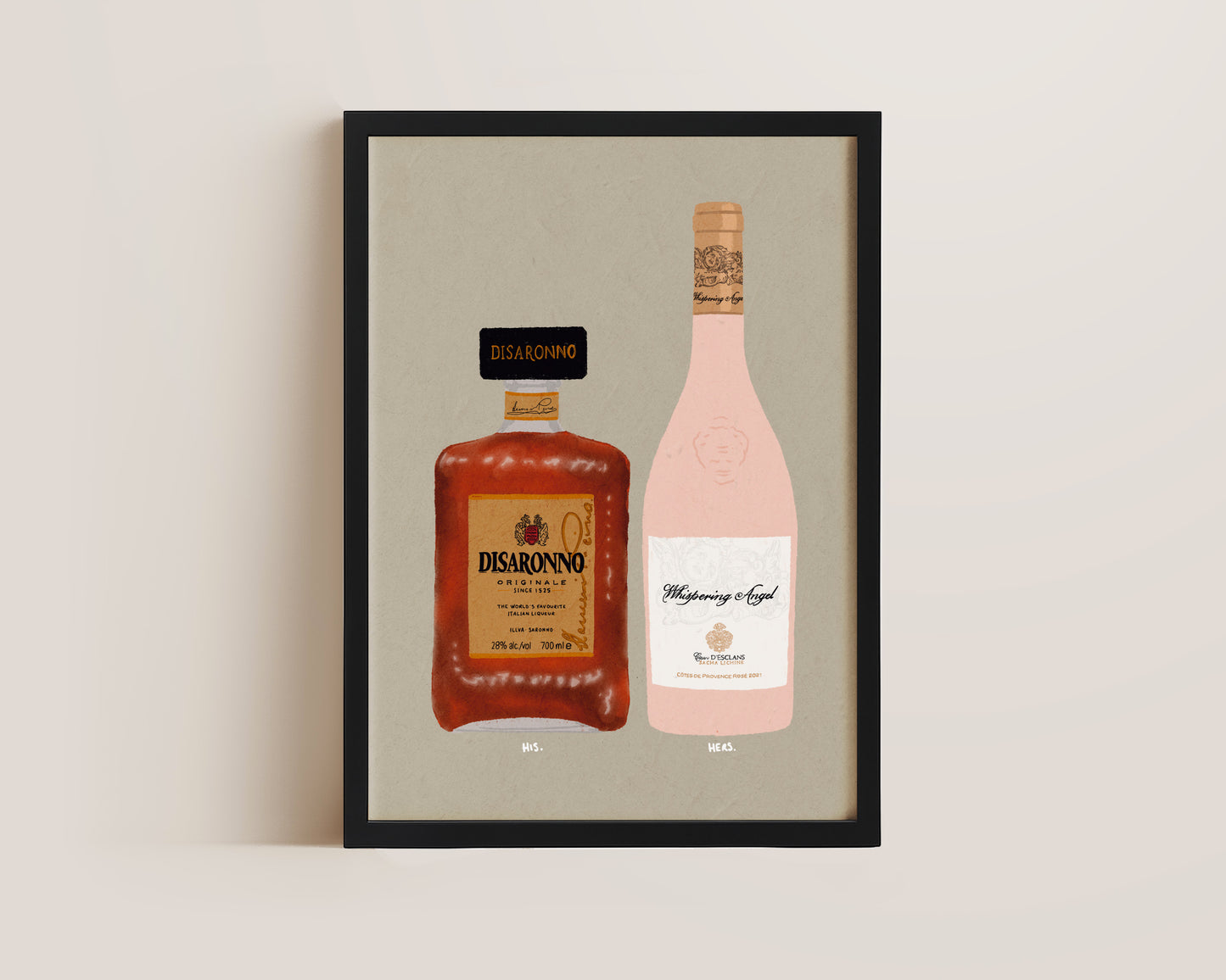 Disaronno & Whispering Angel Print