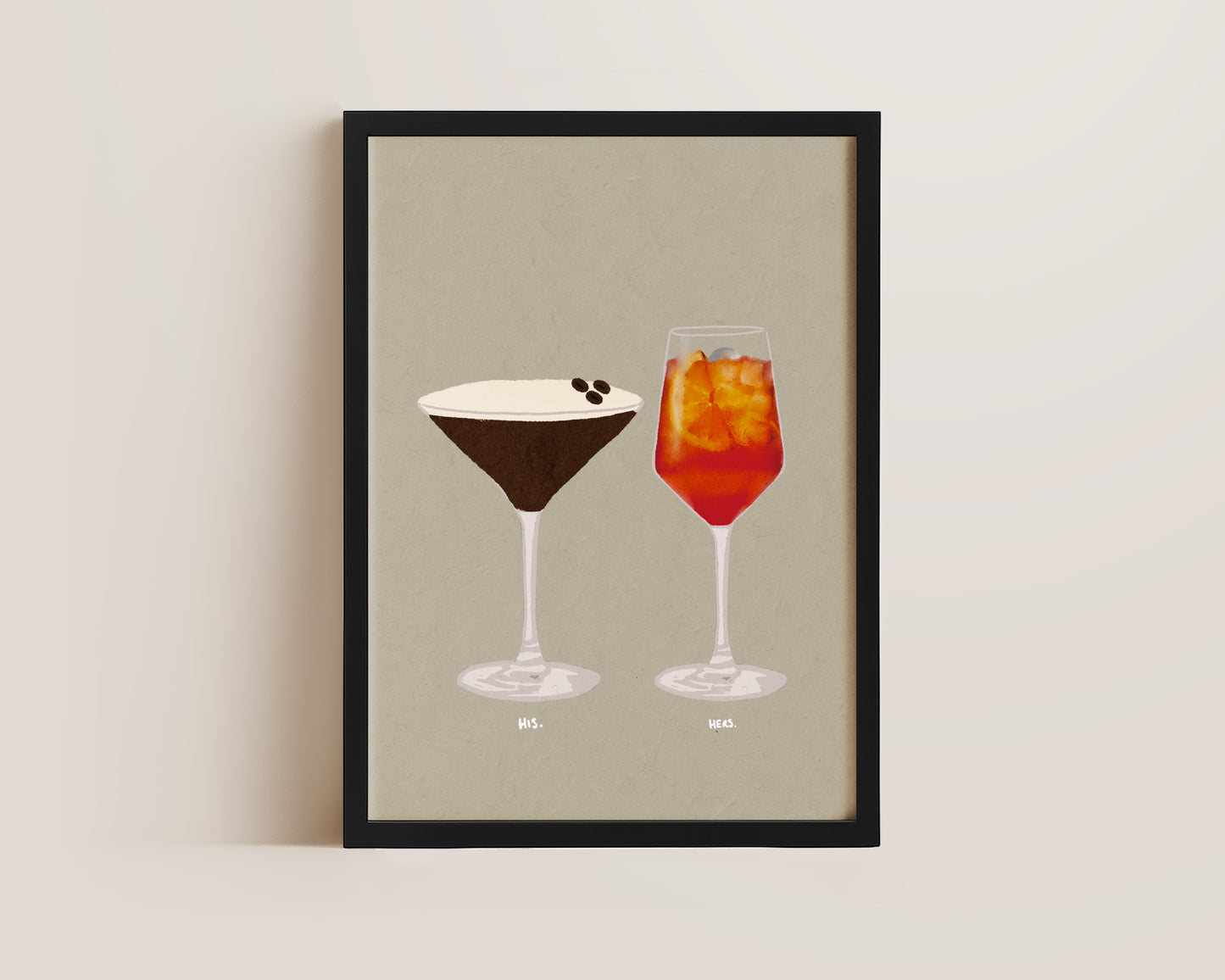 Espresso Martini & Aperol Spritz Print