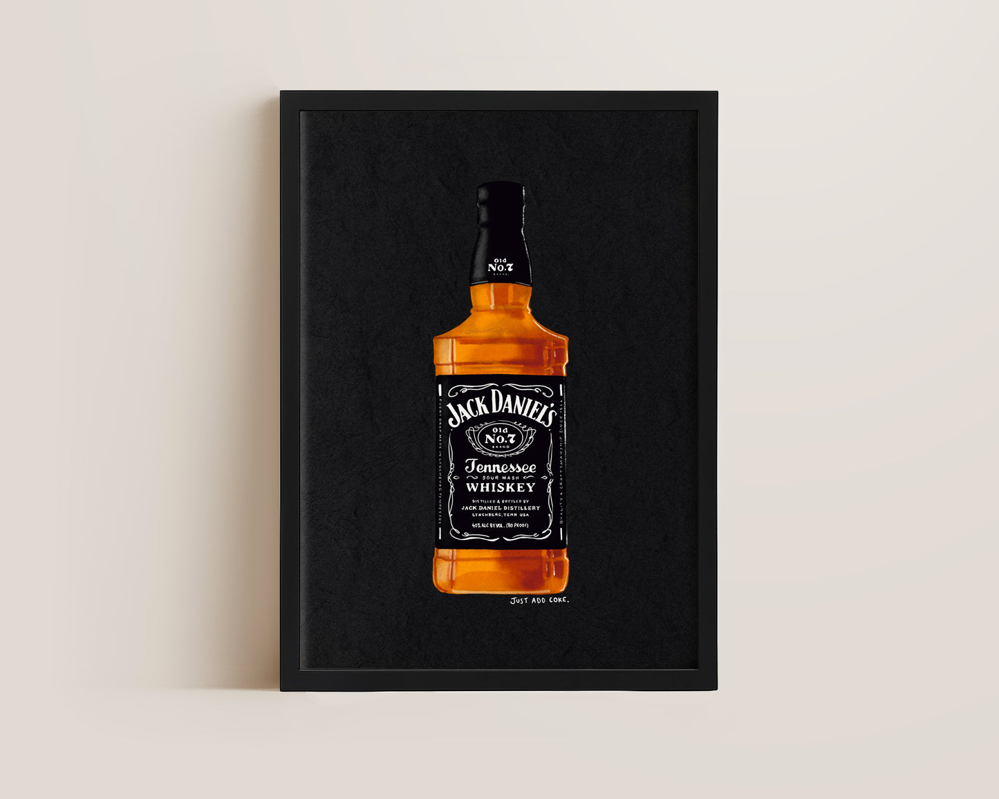 JD Just Add Coke Print