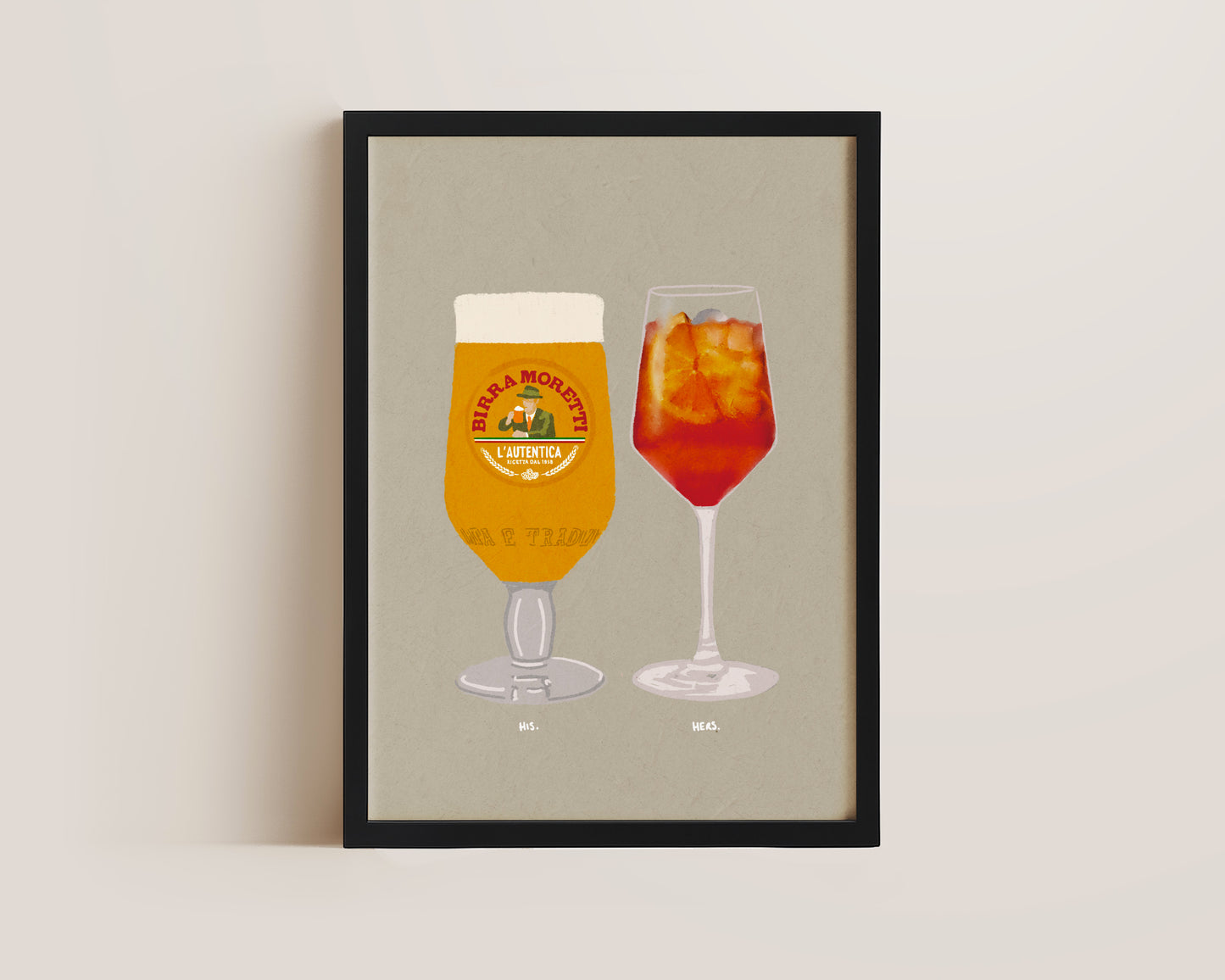 Moretti & Aperol Print