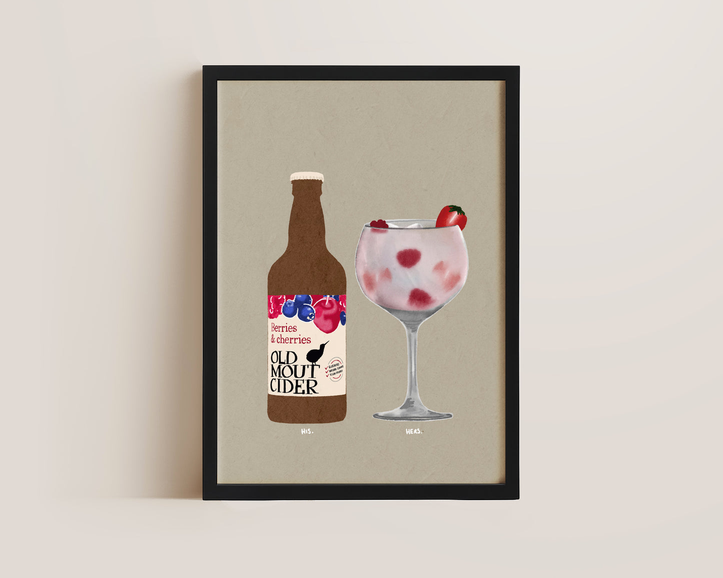 Old Mout BC & Pink Gin Print