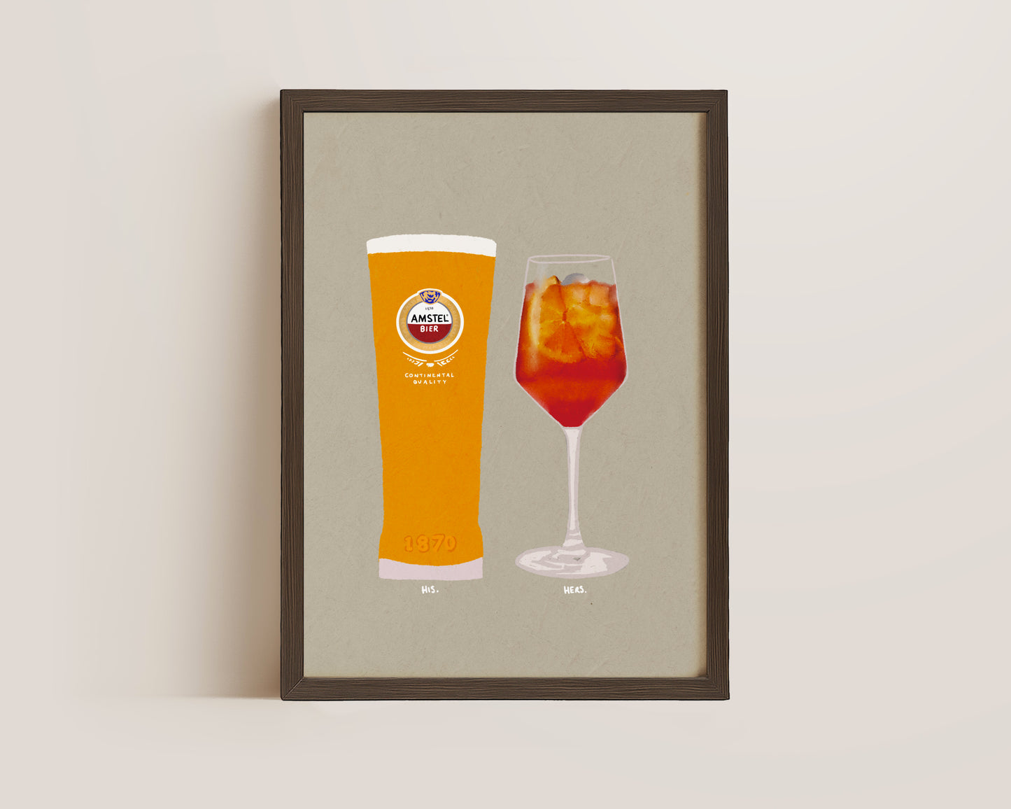 Amstel & Aperol Spritz Print