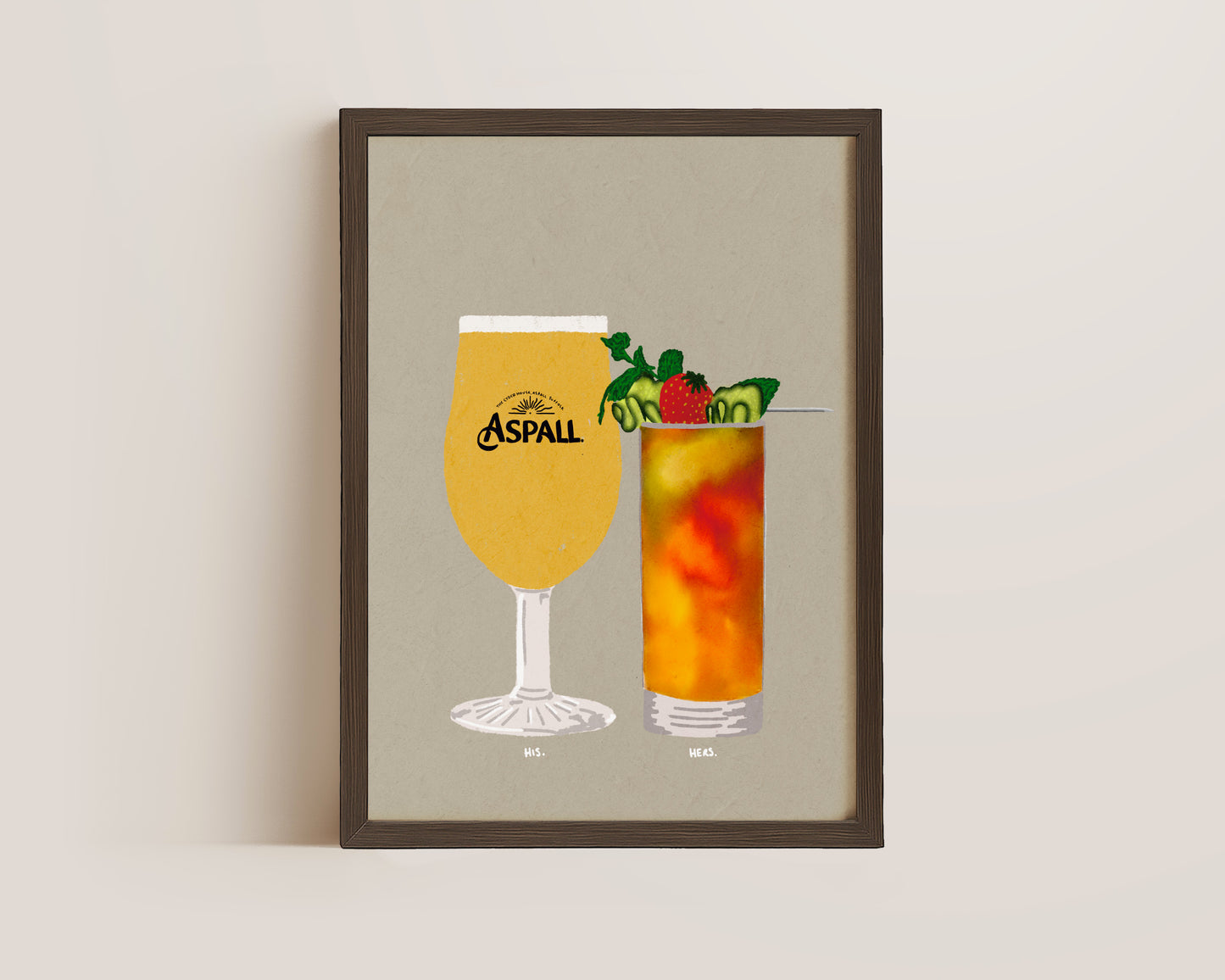 Aspall & Pimms Print