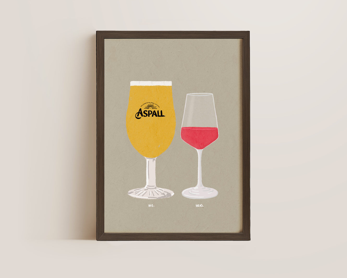 Aspall & Rose Print