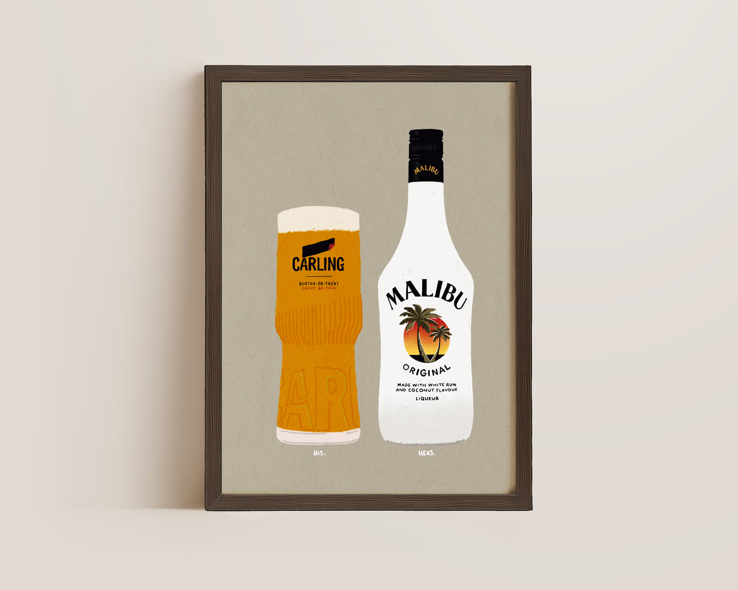 Carling & Malibu Print