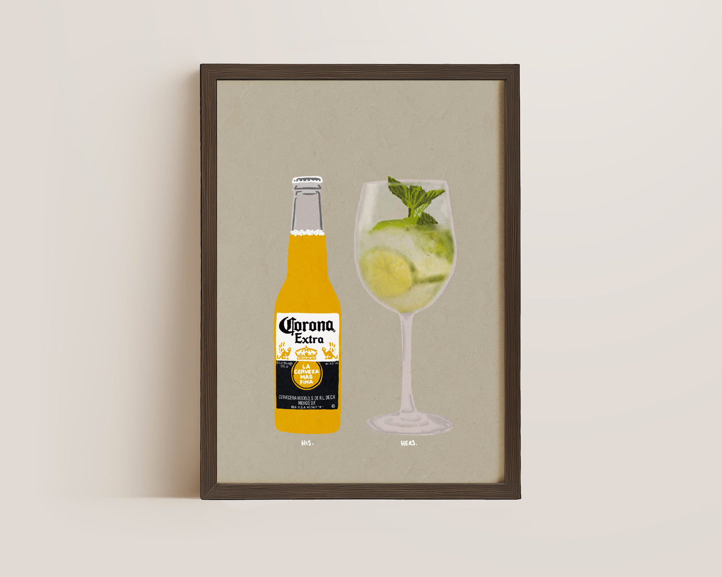 Corona & Hugo Spritz Print