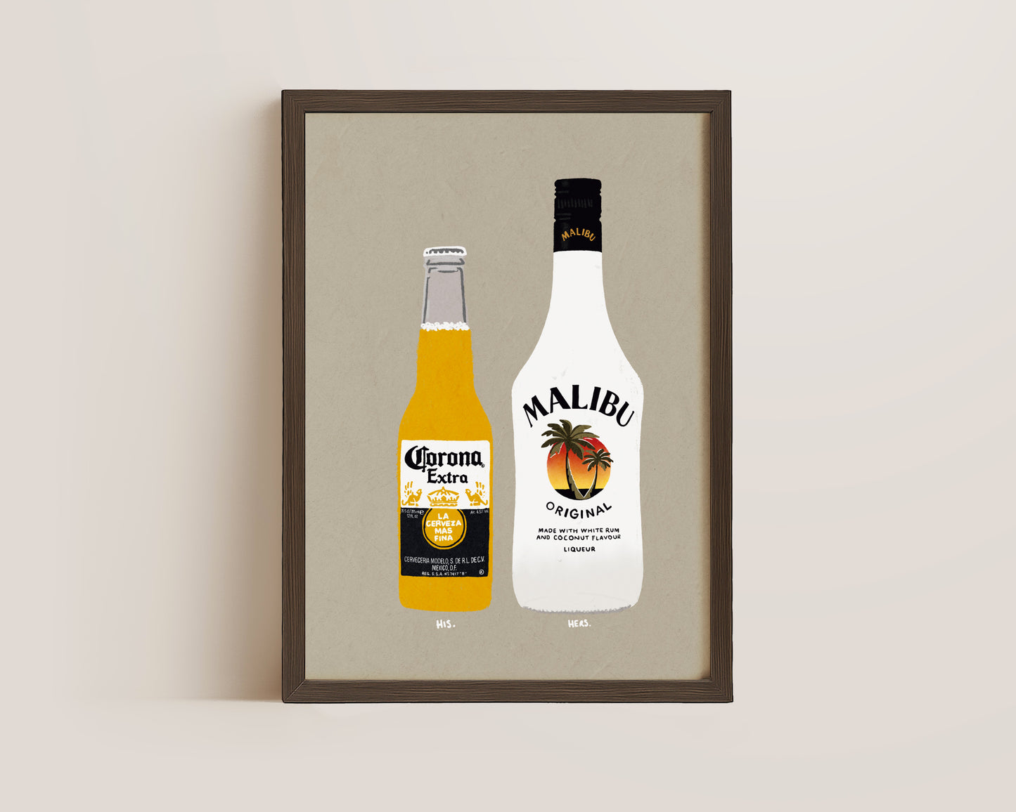 Corona & Malibu Print