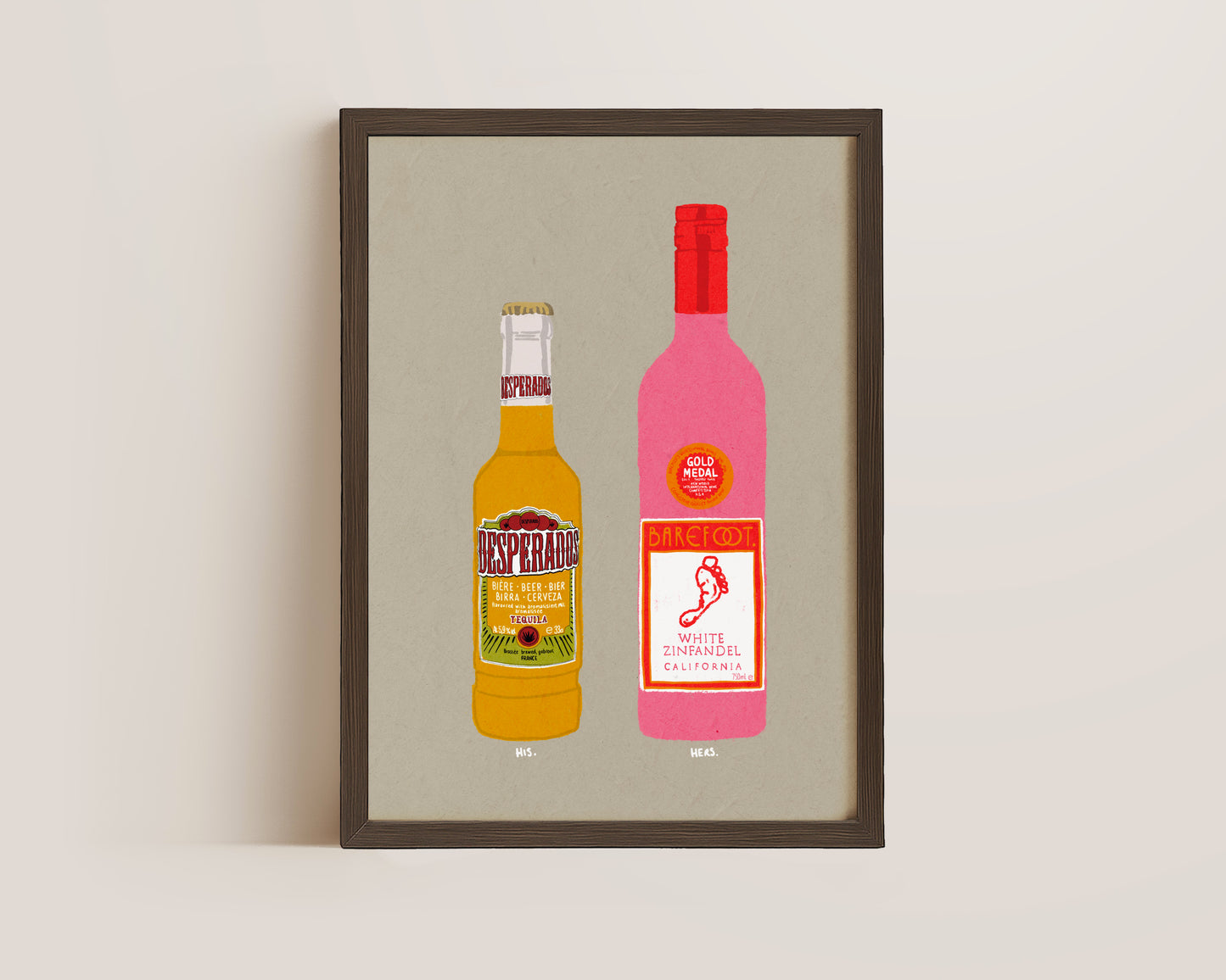 Desperados & White Zinfandel Print