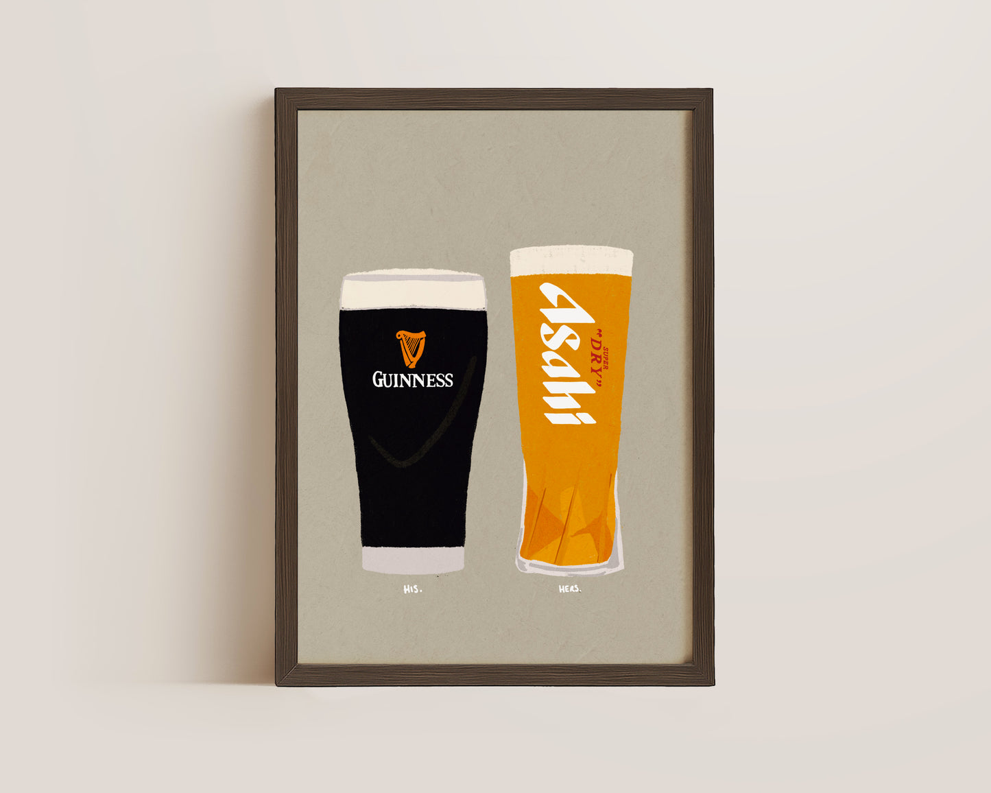 Guinness & Asahi Print