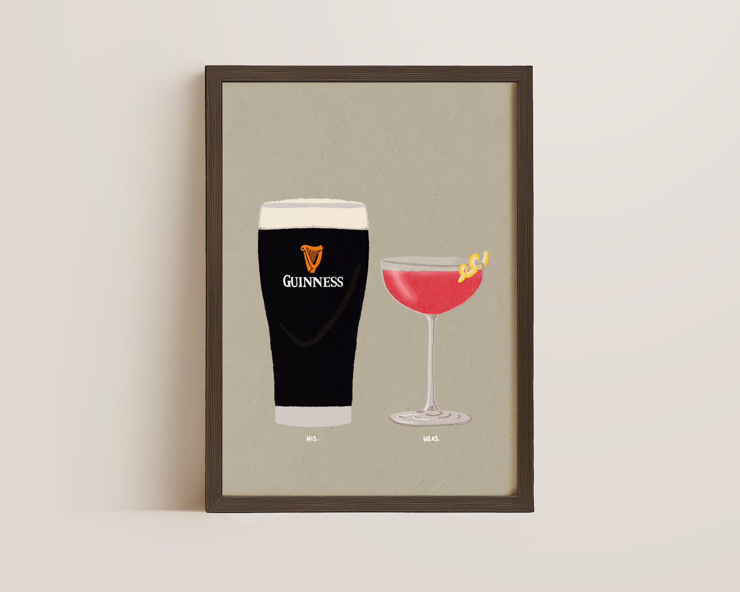 Guinness & Cosmopolitan Print