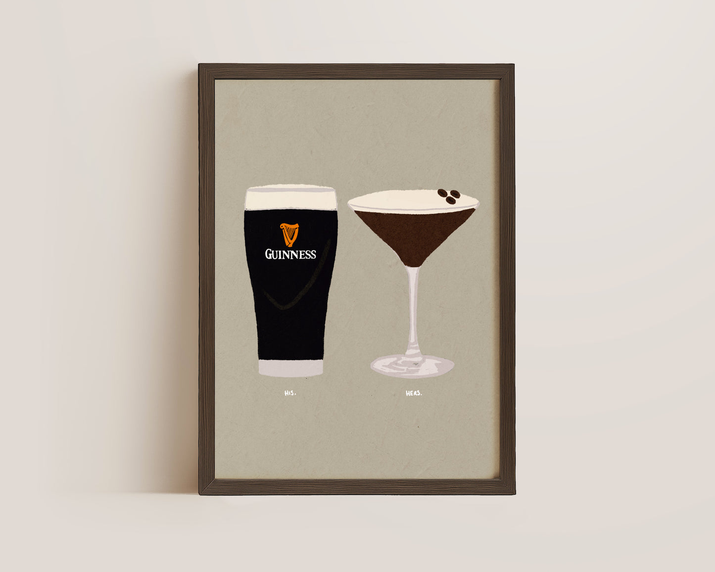 Guinness & Espresso Martini Print