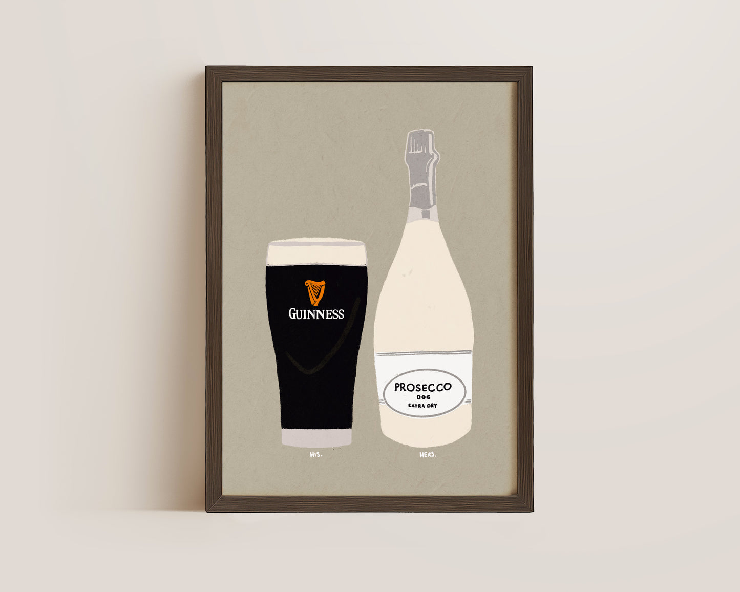 Guinness & Prosecco Print