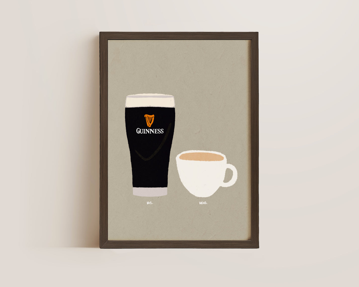 Guinness & Cup Of Tea Print