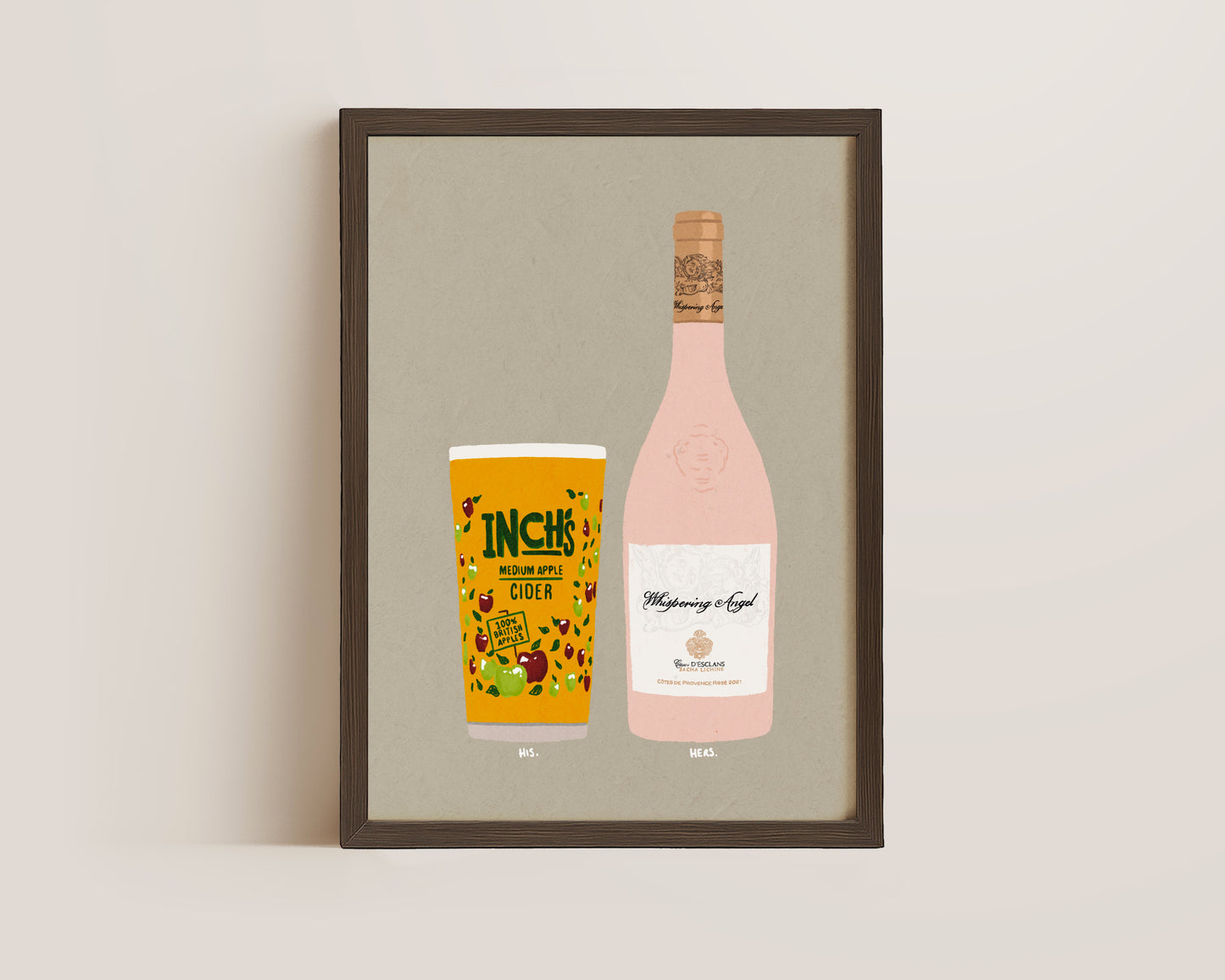 Inch's & Whispering Angel Print