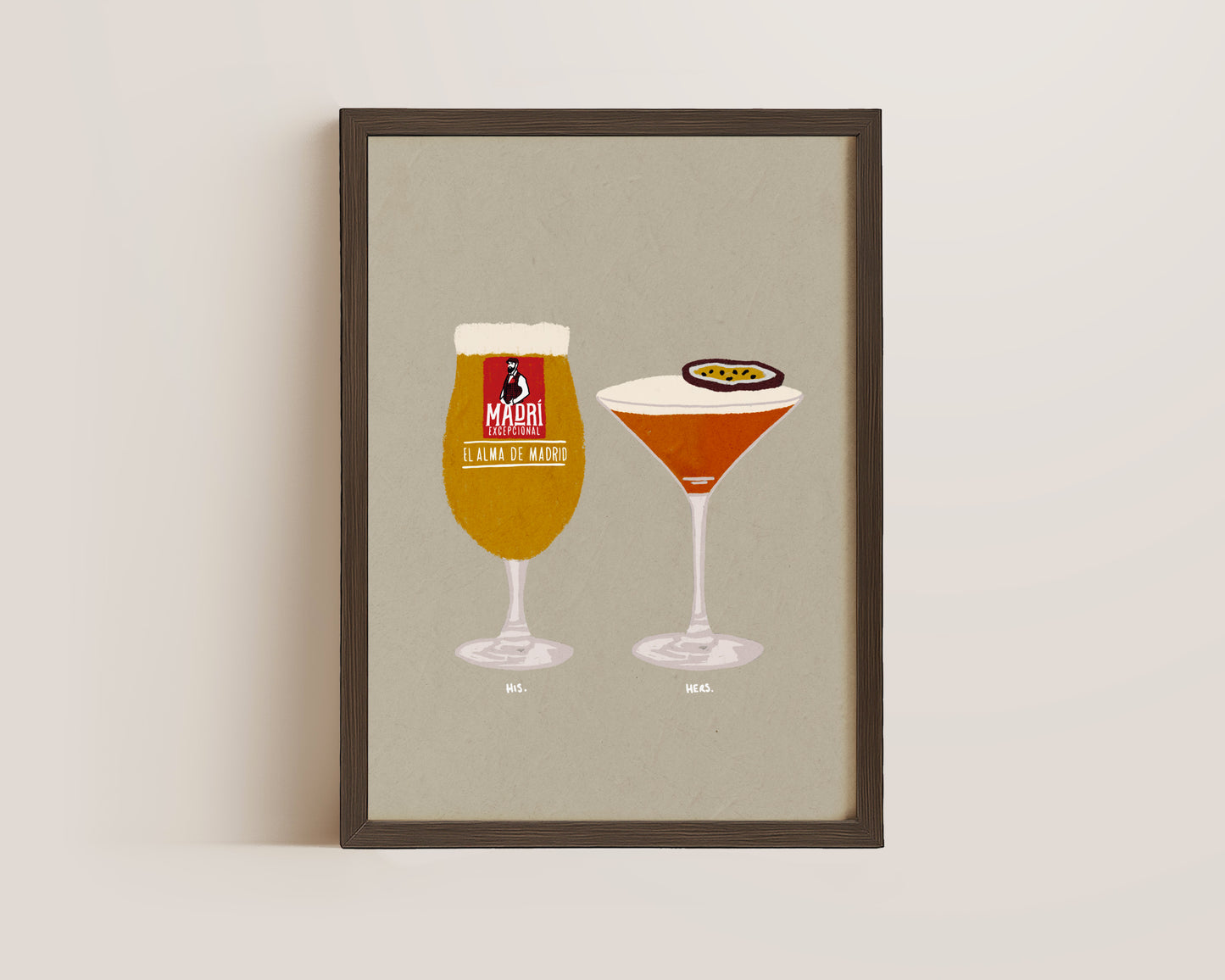 Madri & Pornstar Martini Print