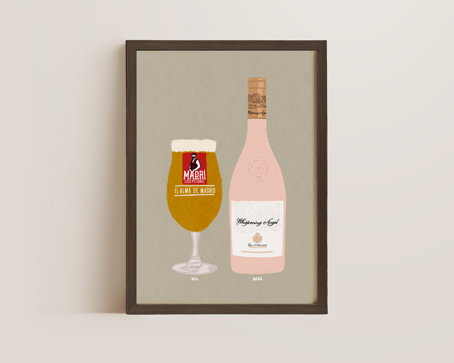 Madri & Whispering Angel Print
