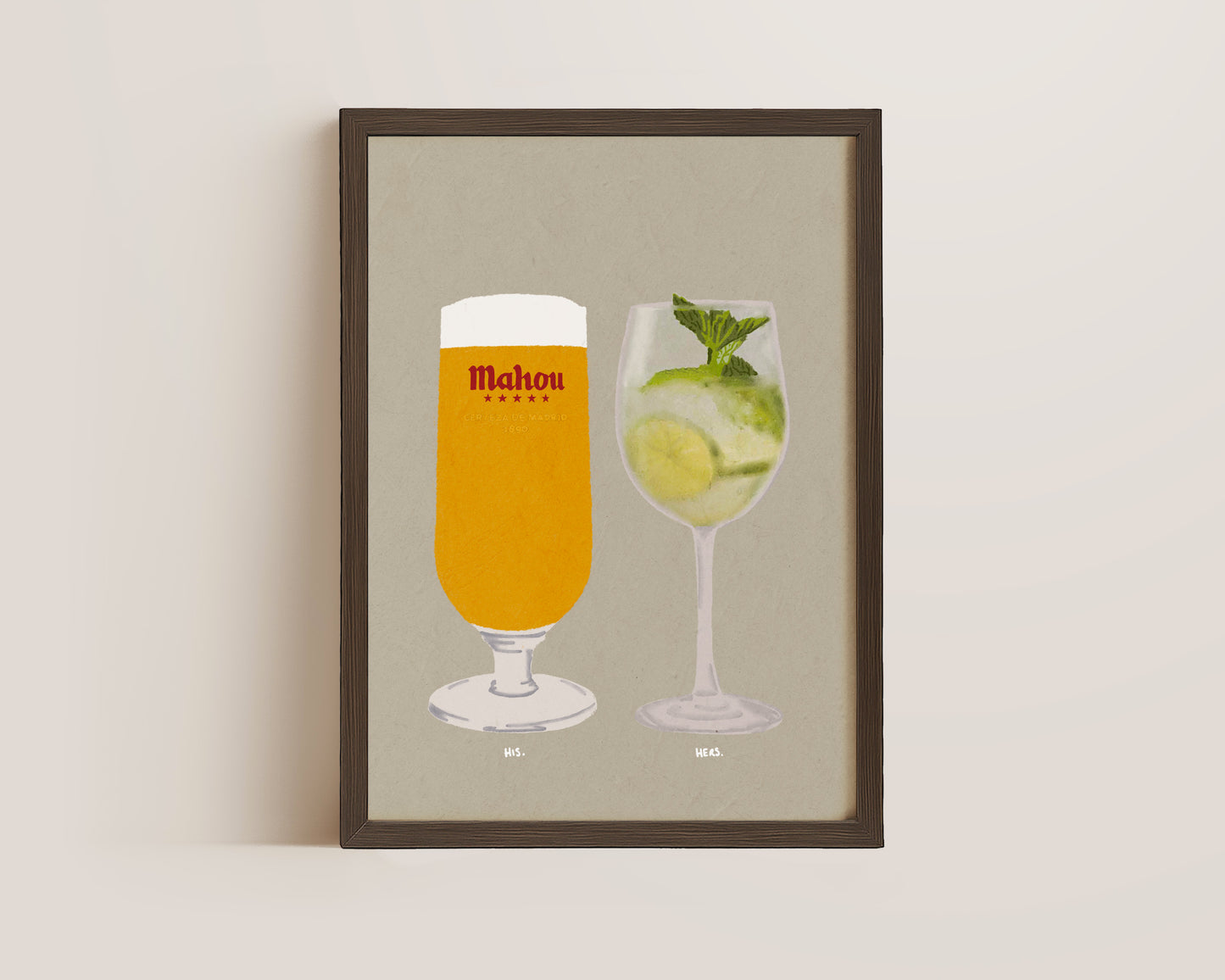 Mahou & Hugo Spritz Print