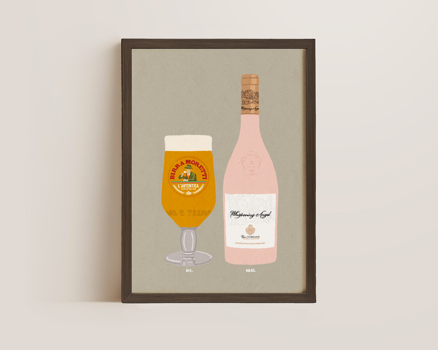 Moretti & Whispering Angel Print