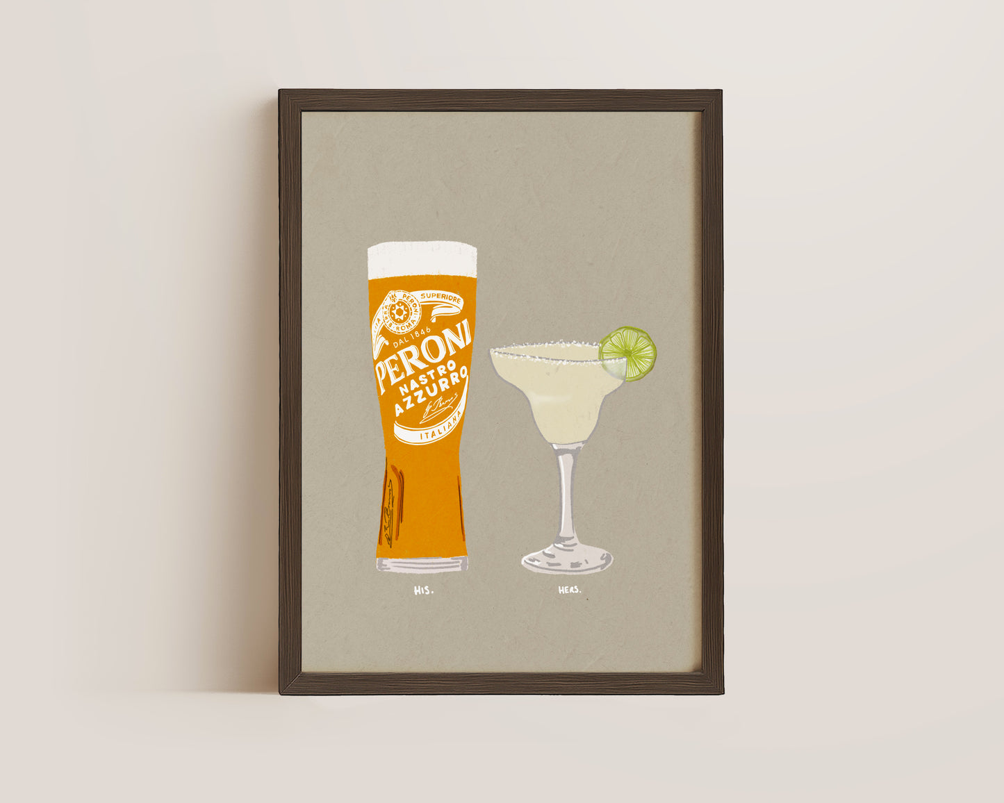 Peroni & Margarita Print