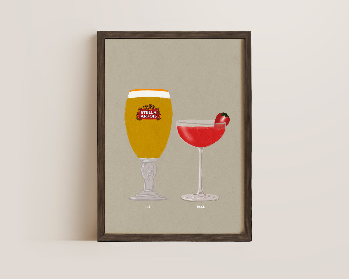 Stella & Strawberry Daiquiri Print