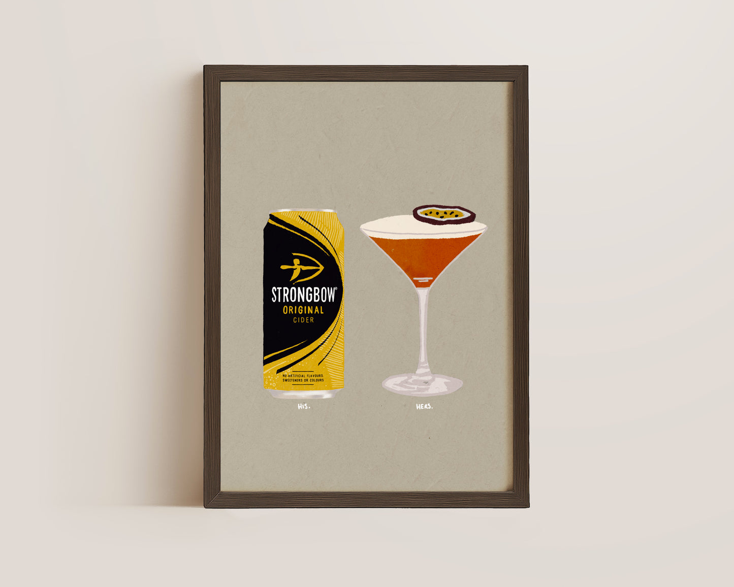 Strongbow & Pornstar Martini Print