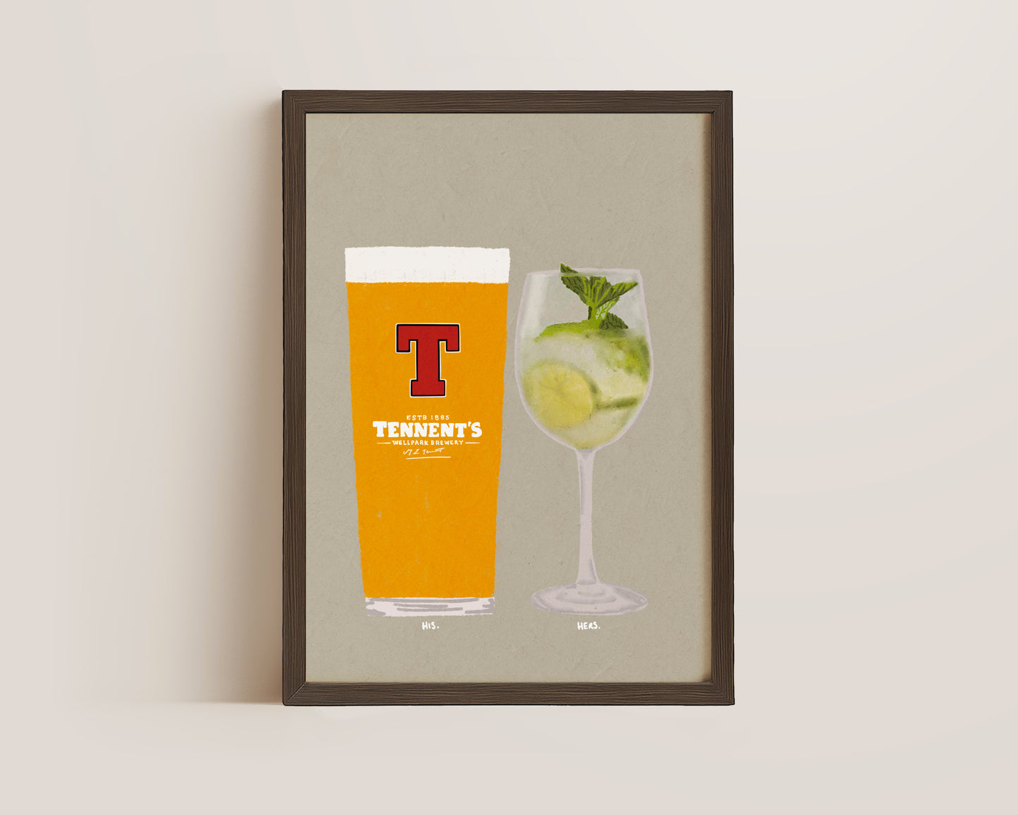 Tennent's & Hugo Spritz Print