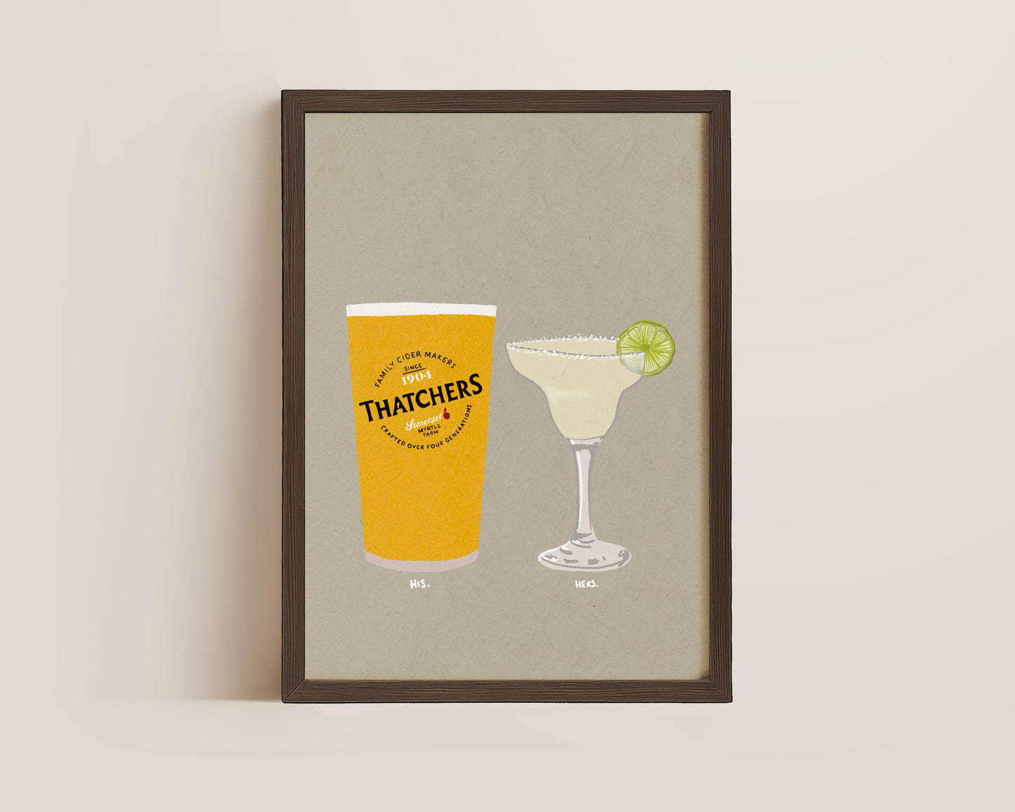 Thatchers & Margarita Print