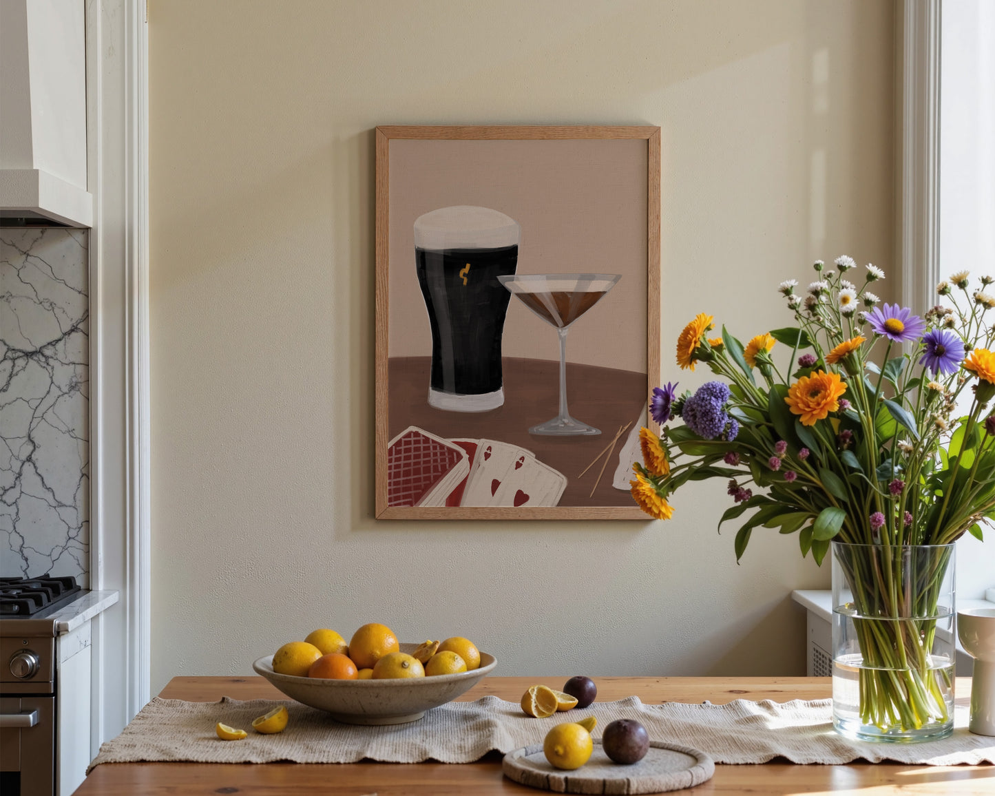 Black Stout & Espresso Martini Date Night Print