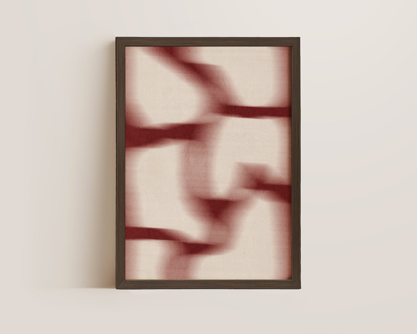 Red Tiles Print