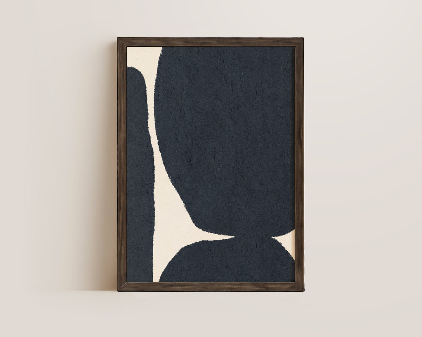 Blue Shapes Print