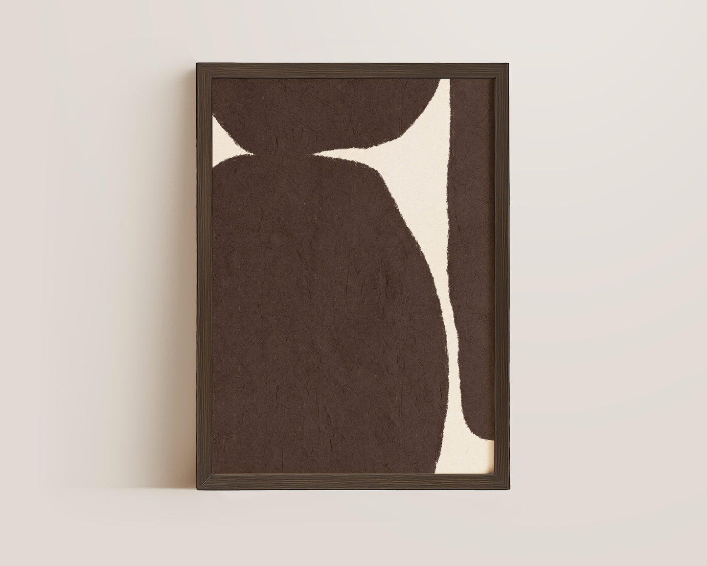 Brown Shapes Print