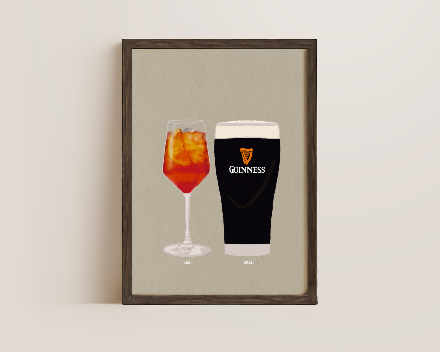 Aperol Spritz & Guinness Print