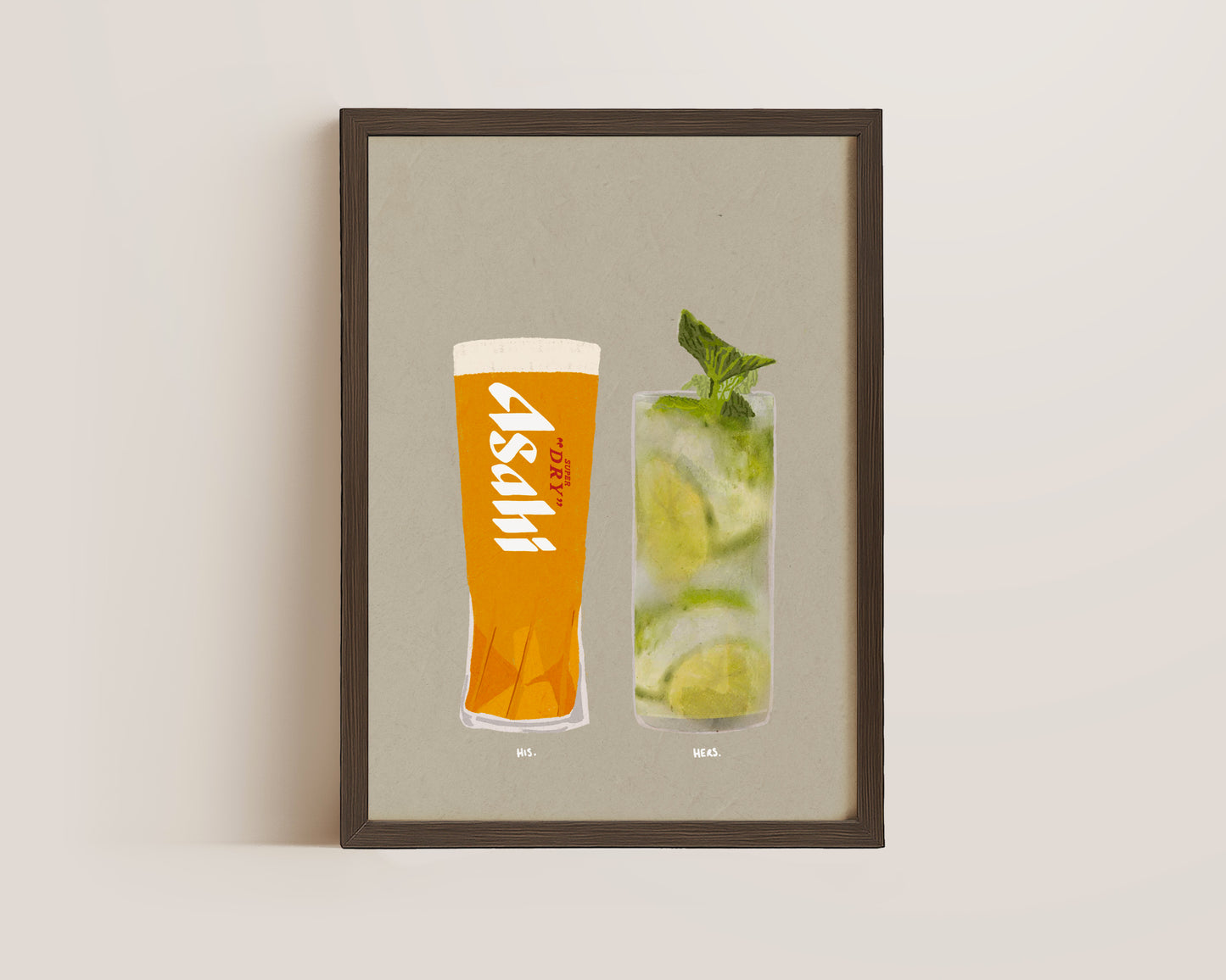 Asahi & Mojito Print