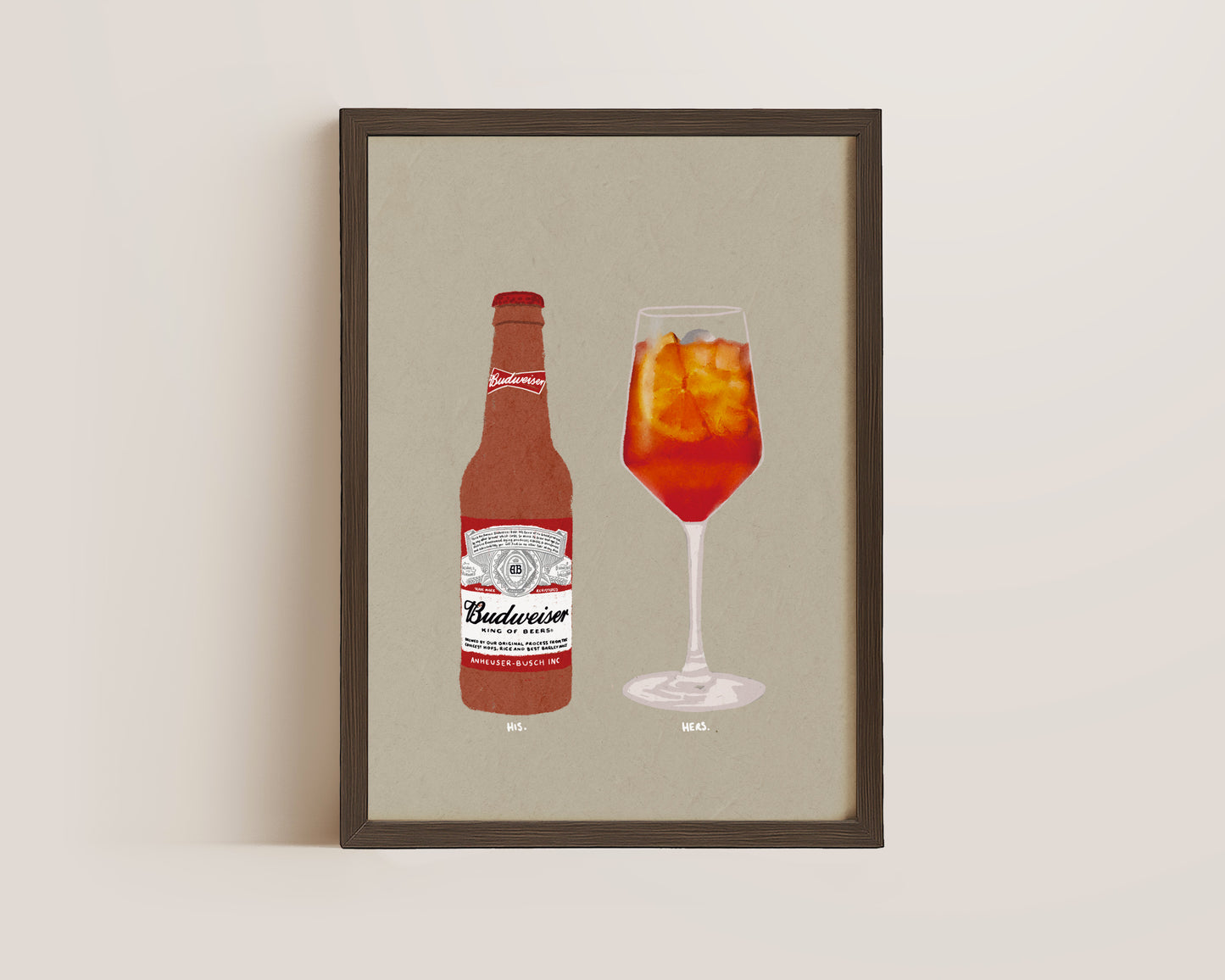 Budweiser & Aperol Spritz Print