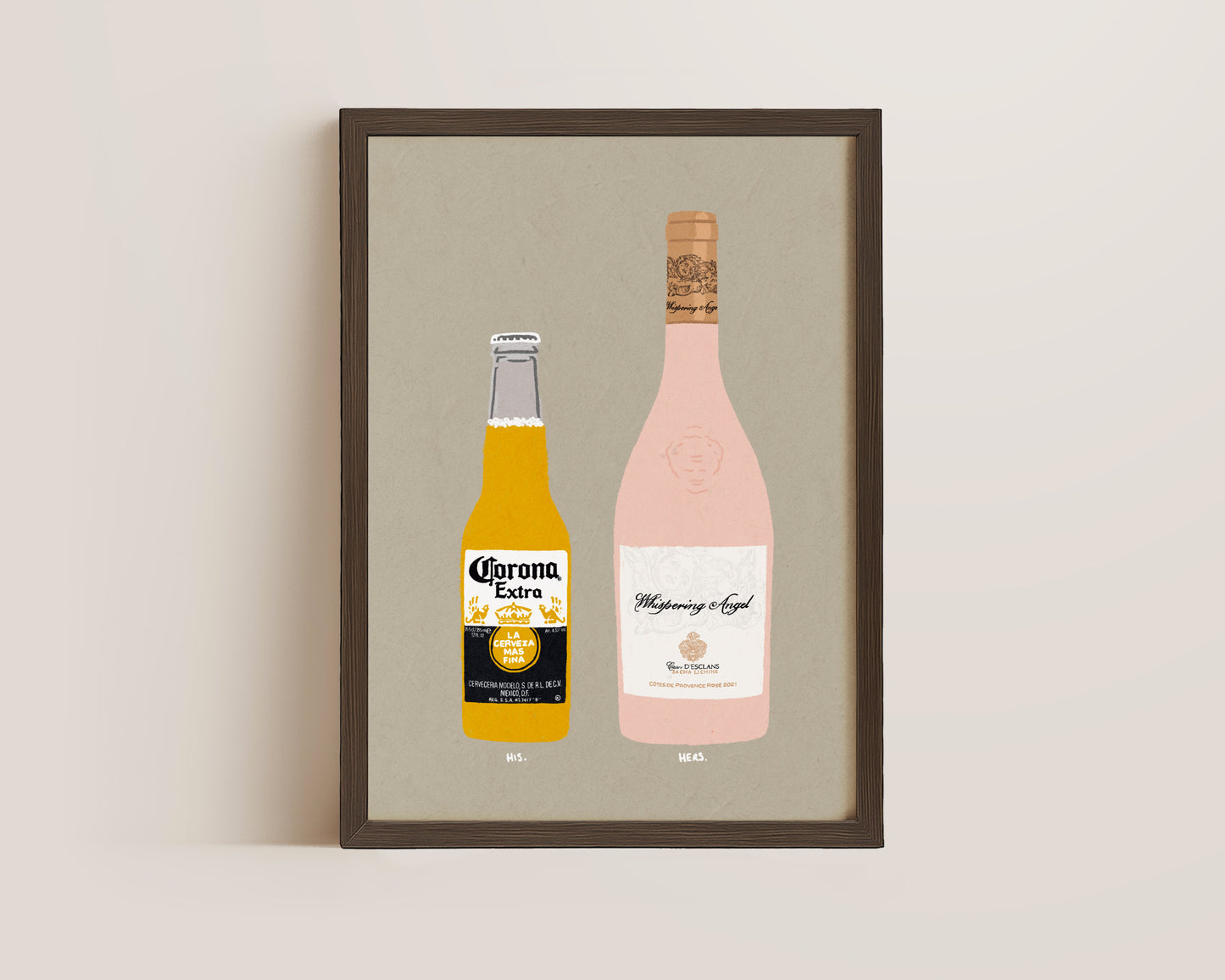 Corona & Whispering Angel Print