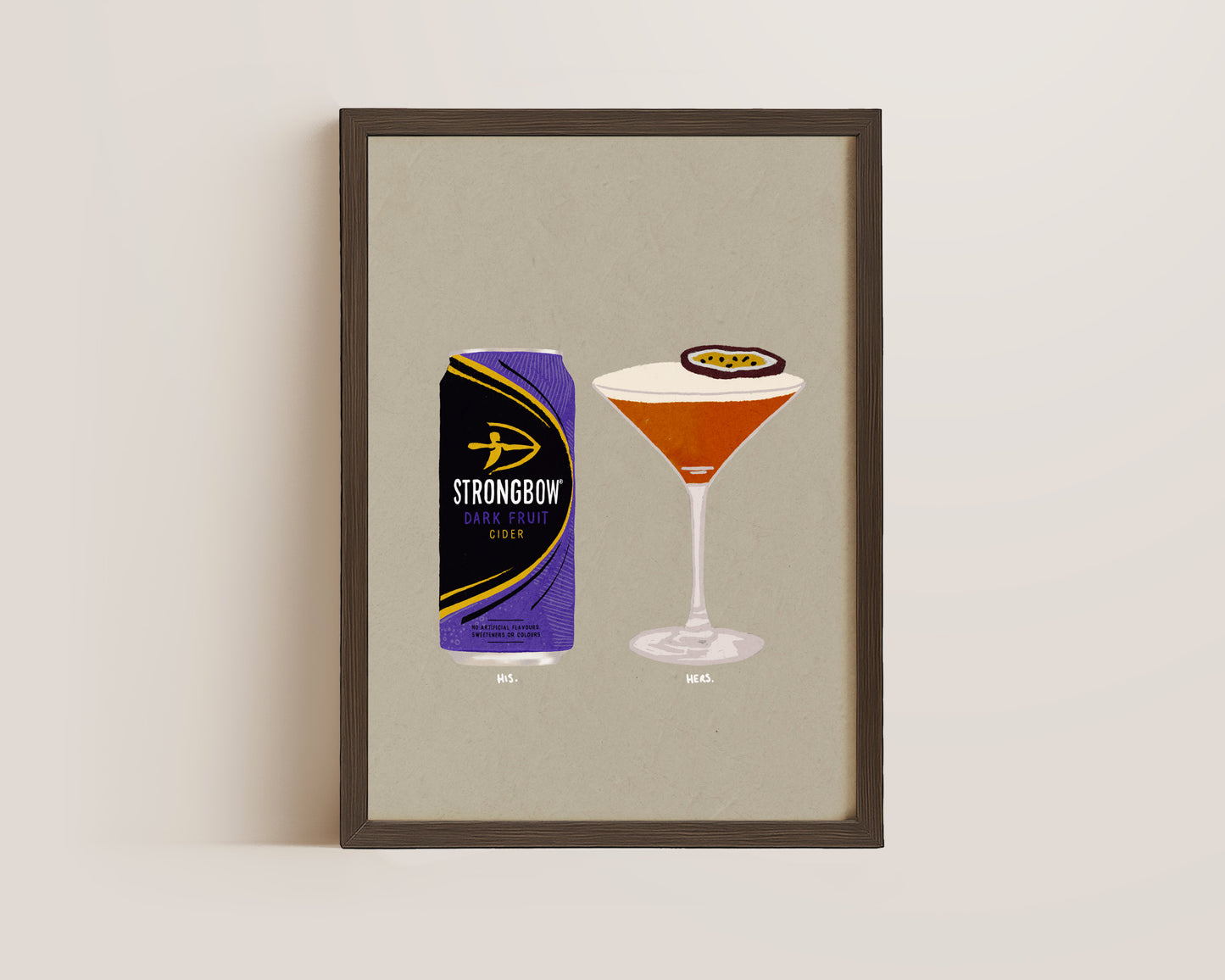 Strongbow Dark Fruits & Pornstar Martini Print