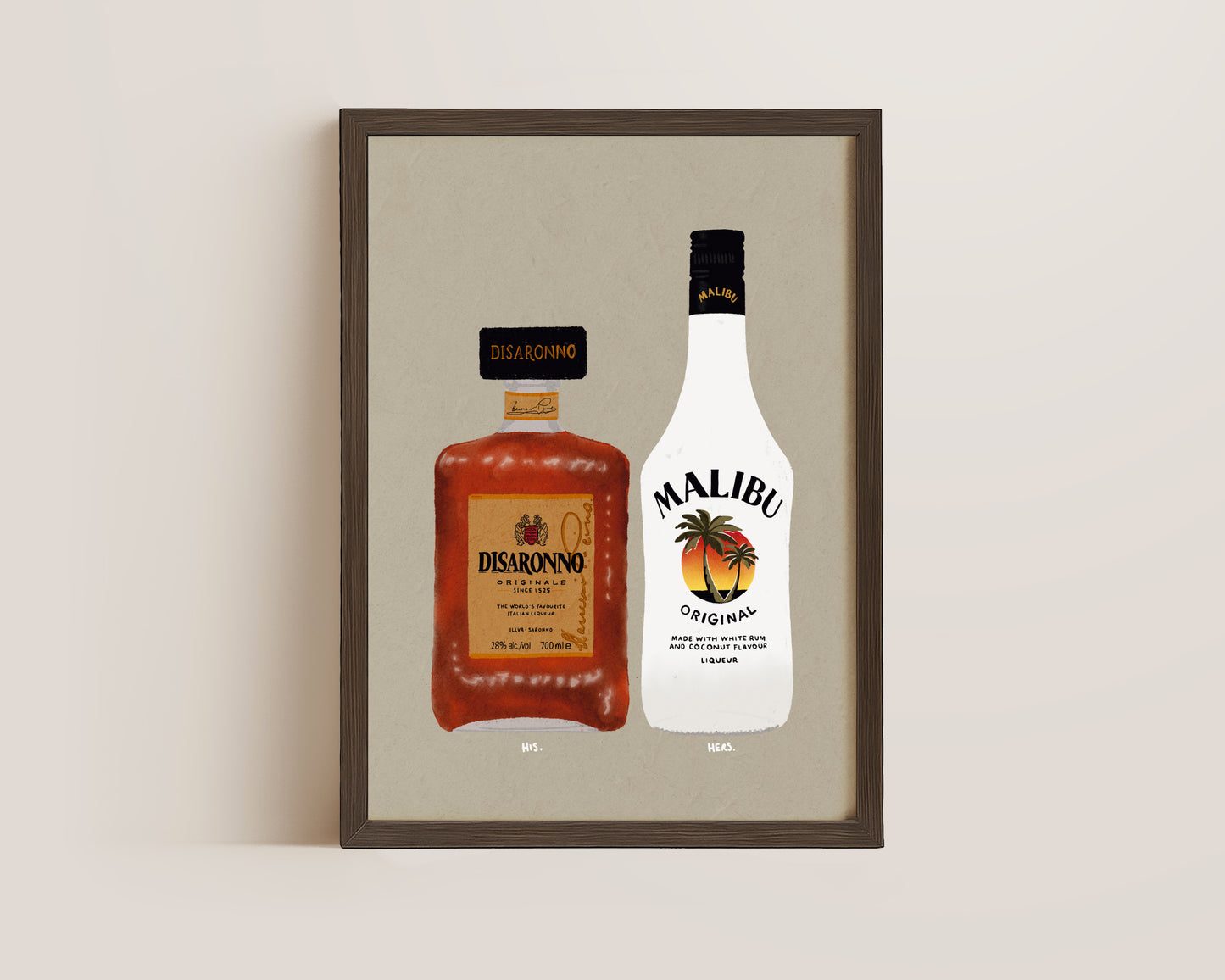 Disaronno & Malibu Print